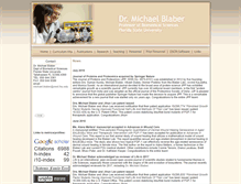 Tablet Screenshot of mikeblaber.org